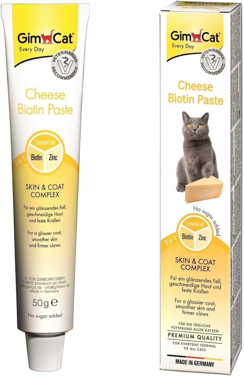 GimCat Cheese Biotin 50 gr Kedi Macunu